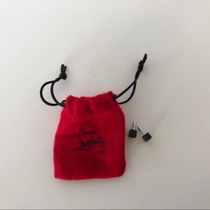 Authentic Christian Louboutin Heel Tips & Dust Bag